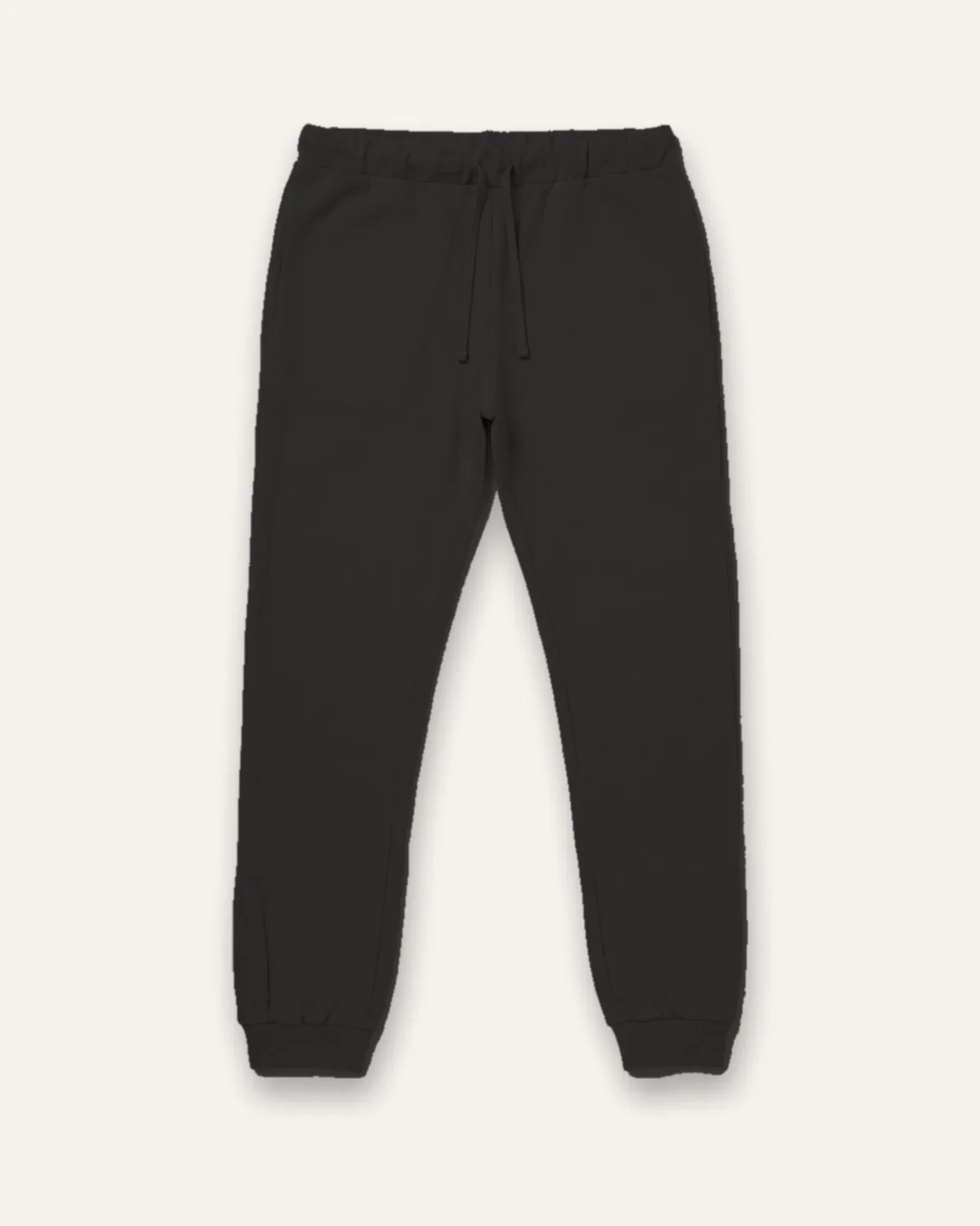Daily Fleece Jogger in Washed Black, laid flat