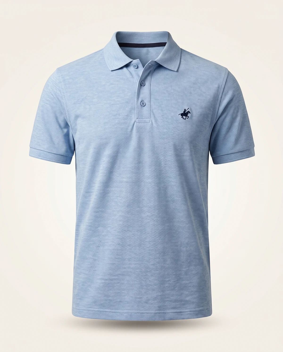 Piqué Polo in Light, front view