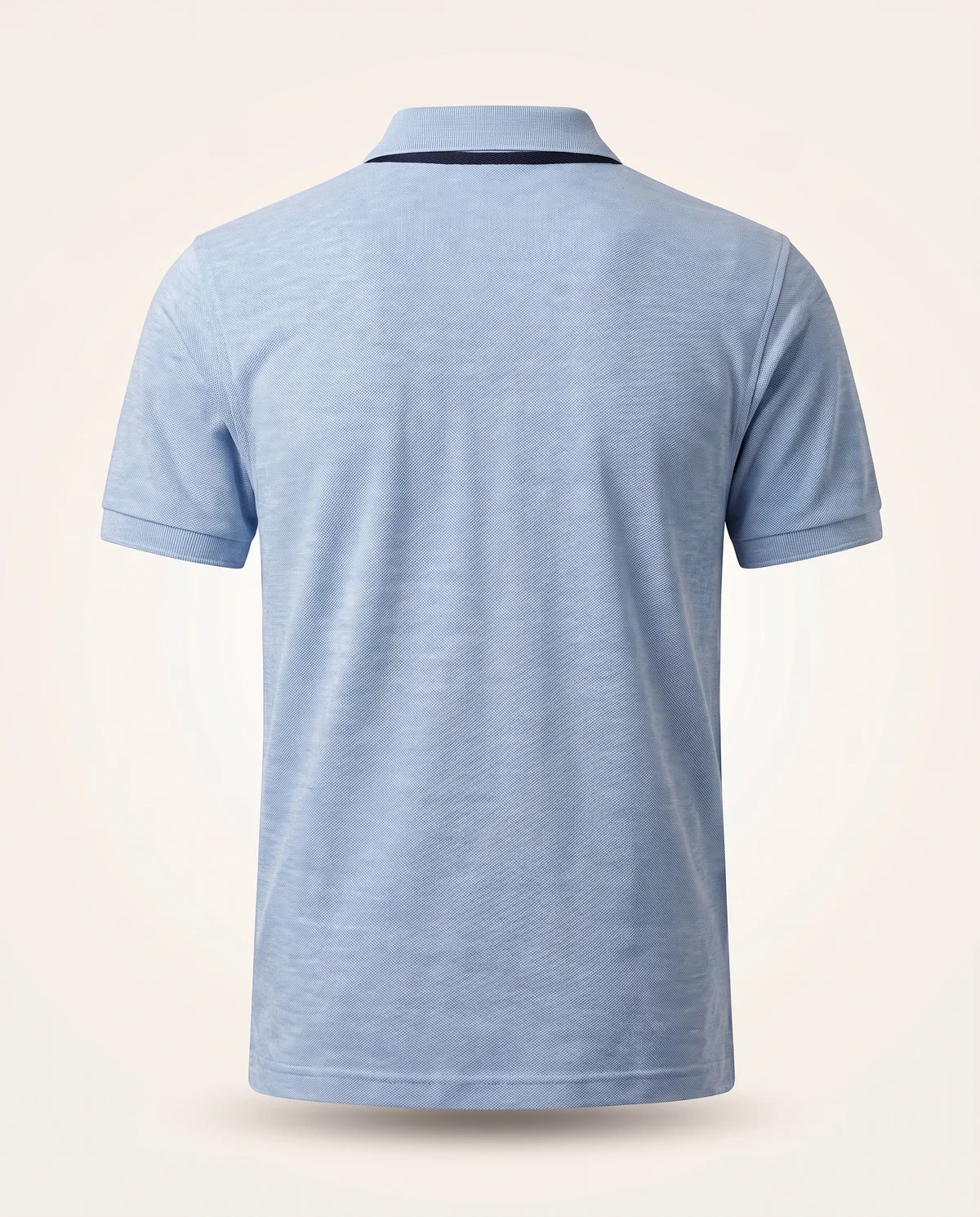 Piqué Polo in Light, back view
