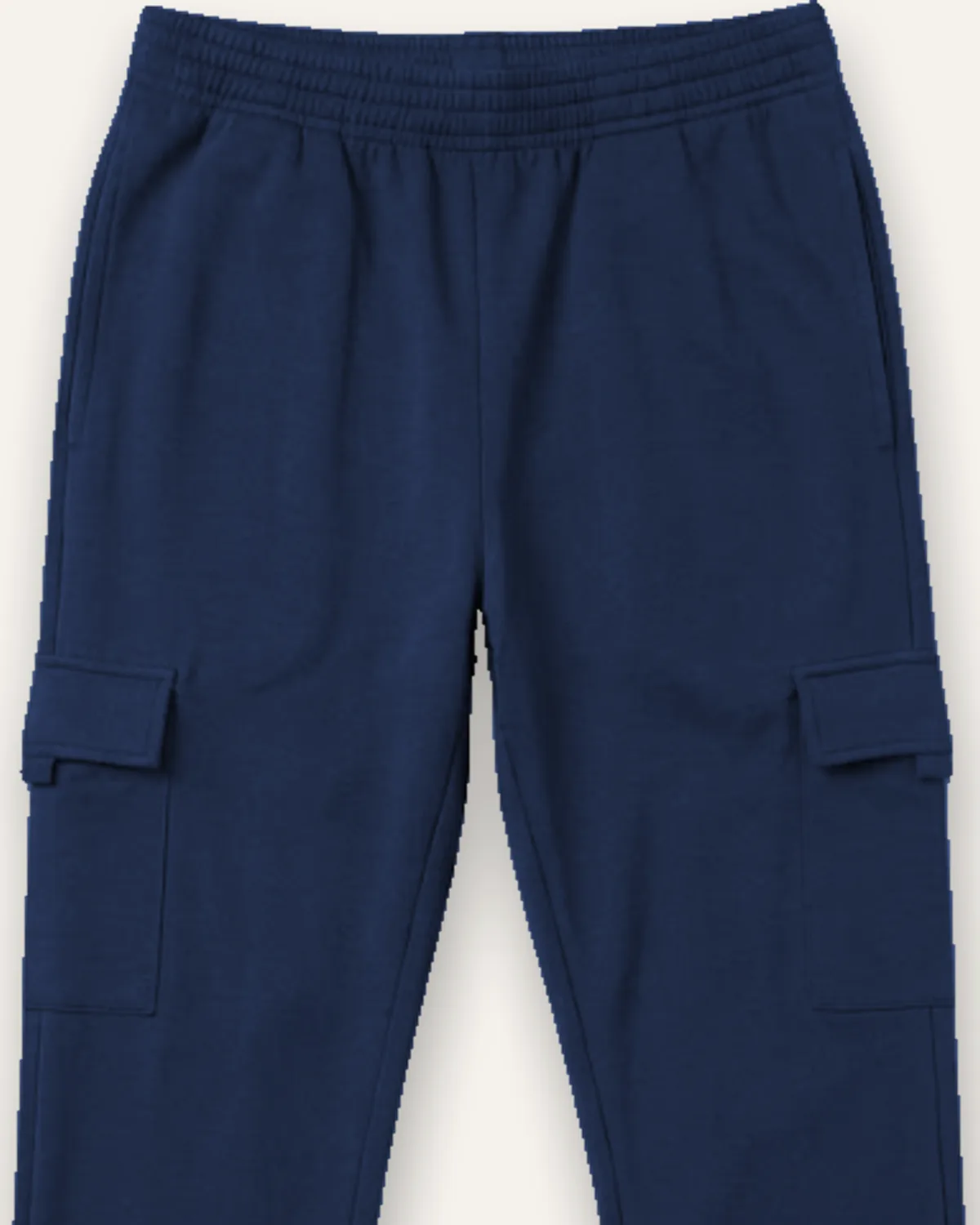 Ultra Performance Cargo Sweatpant in Navy, laid flat, detail