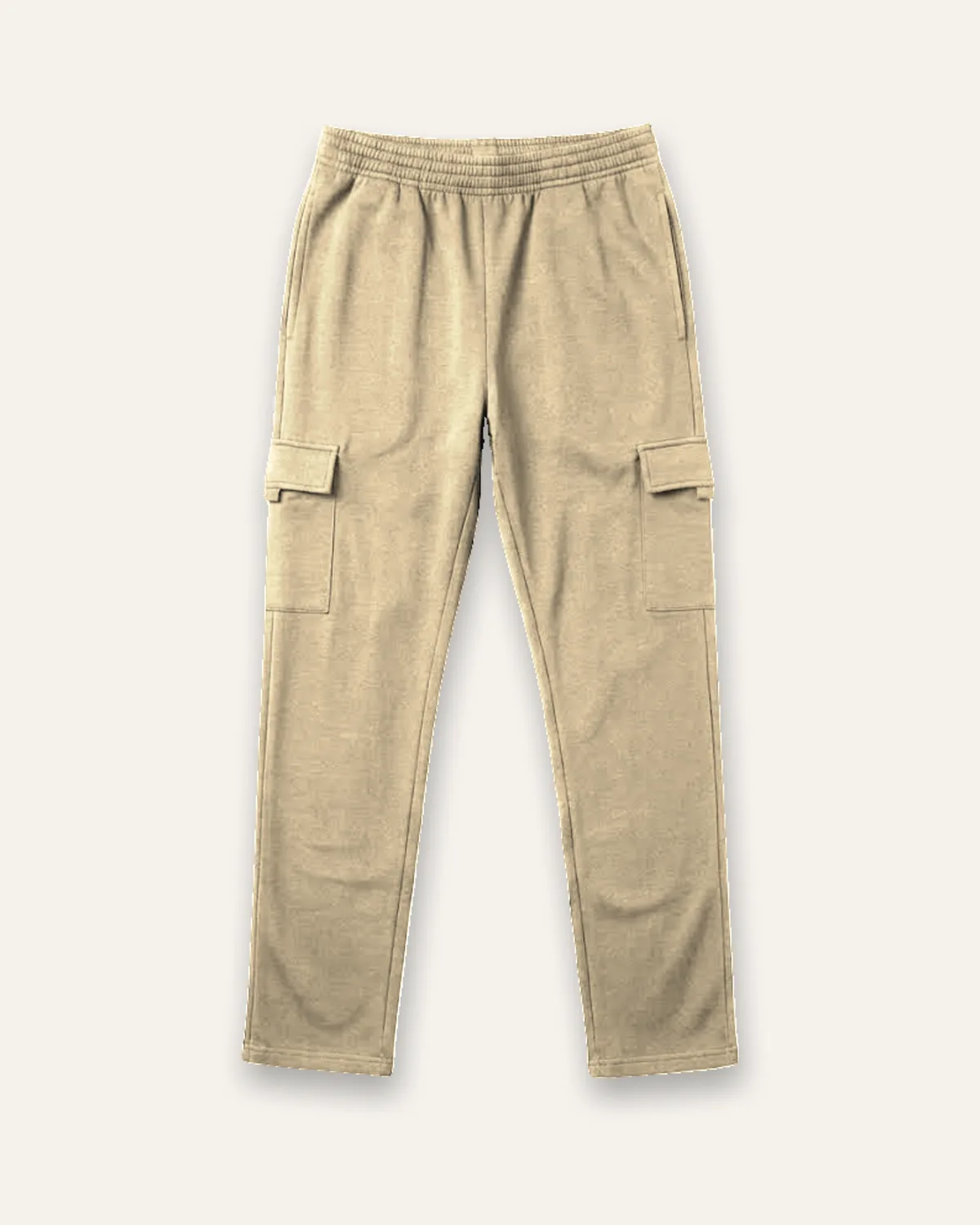 Ultra Performance Cargo Sweatpant in Sand, laid flat